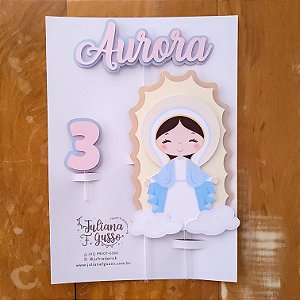 Topo de Bolo Nossa Senhora das Graças