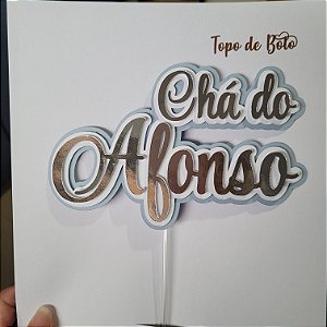 Topo de Bolo Chá de Bebê