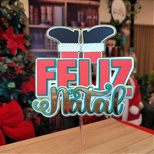 Topo de Bolo Natal