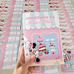 Livro de Colorir / Atividades Minnie Confeiteira