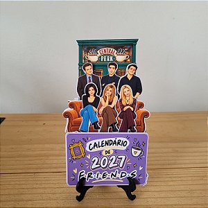 Calendário de Mesa 2027 Friends