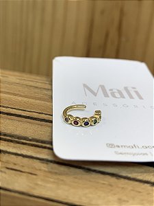 Piercing Fake colorido M Semijoia