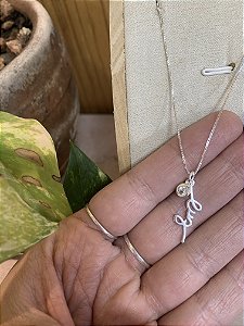 Colar pingente Luz Prata 925