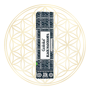 Incenso Goloka Vareta Linha Black - Nag Champa Black