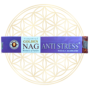 Incenso Golden Nag Vareta Anti Stress