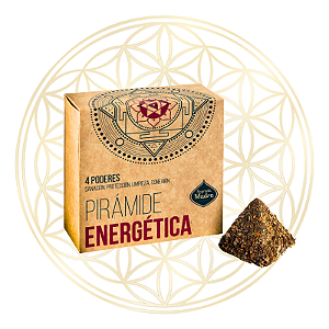 Incenso Sagrada Madre Pirâmide Energética 4 Poderes