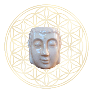 Difusor Rechaud e Aromatizador Bhuda de Cerâmica Esmaltada Areia