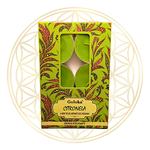 Vela Aromática P/ Rechaud Indiana Goloka - CITRONELA