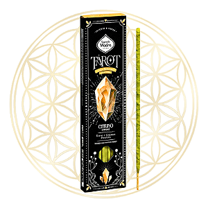 Incenso Sagrada Madre Vareta Linha Tarot Gemas Protetoras - Citrino