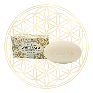 Sabonete Ayurvedic Goloka Natural - Sálvia Branca