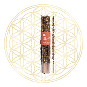 Incenso Sagrada Madre Linha Artesano Palo Santo e Mirra 20 varetas