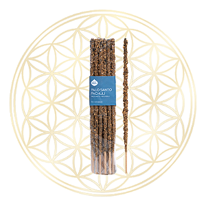 Incenso Sagrada Madre Linha Artesano Palo Santo e Patchouli 20 varetas