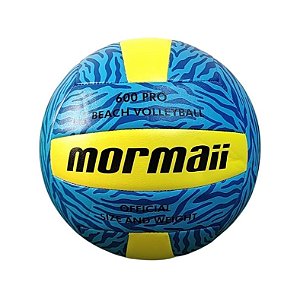 Bola de Vôlei de Praia Mormaii VB-600 Pro Top - Azul/Amarela