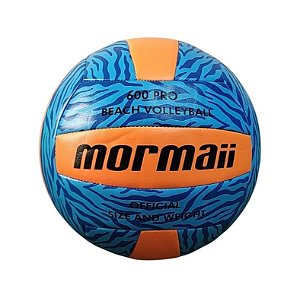 Bola de Vôlei de Praia Mormaii VB-600 Pro Top - Azul/Laranja