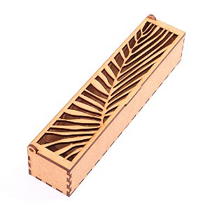 Porta Incenso Folhagem - Mdf Cru