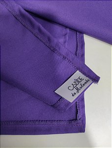Pano de cabeça roxo