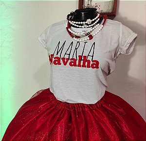 Camiseta (Babylook) feminina - MARIA NAVALHA