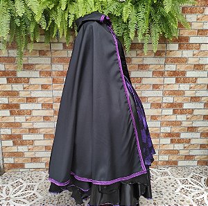 Capa Oxford preto/roxo