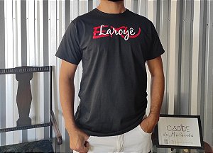 Camiseta Unissex - LAROYÊ EXU preta