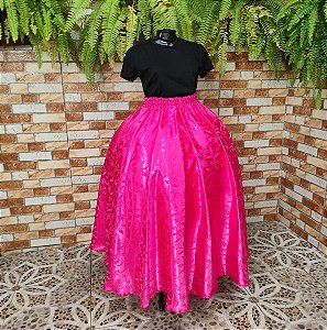 Saia Jacquard rosa/pink