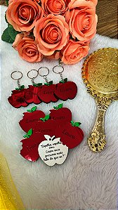 Lembrancinha Branca de Neve – Chaveiro Personalizado (kit 10 un)