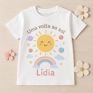 CAMISETA UMA VOLTA AO SOL