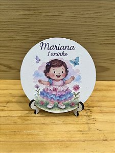 Lembrancinha Jardim Encantado com Cavalete – Centro de Mesa (Kit 10)