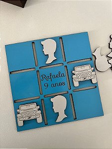 Lembrancinha Ken – Jogo da Velha Infantil Personalizado em MDF