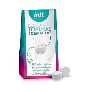 Toalhinhas Compactas Higiênicas Descartáveis - Caixa com 10