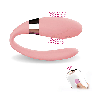 Vibrador de Casal com Controle Remoto Sex Massager - Recarregável