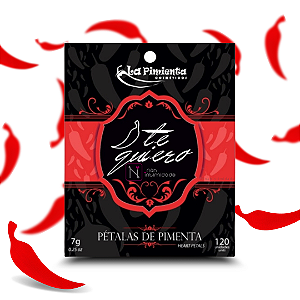 Pétalas Perfumadas em Formato de Pimenta Vermelha - 120 Unidades