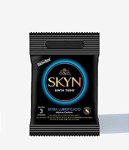 Preservativo Blowtex Sem Látex - Skyn Extra Lubrificado - 3 Unidades