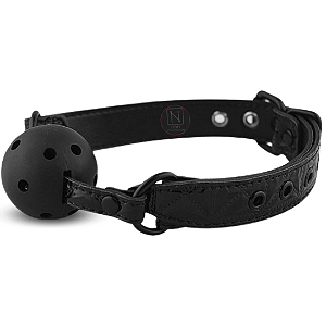 Mordaça Bola Luxury Fetish em Couro
