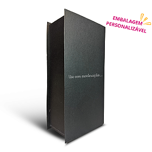 Caixa Especial para Presente - Preta - 25x12x7cm