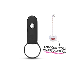 Anel Peniano com Case e Controle Remoto - 3 Vibrações - Recarregável