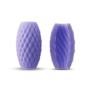 Athena Eros - Egg Masturbador Vazado em Silicone com 2 Texturas