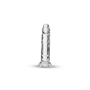 Pênis em Silicone Jelly com Ventosa - 14x3cm - Transparente