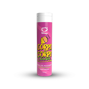 Corpo a Corpo - Óleo de Massagem Corporal Hot Beijável Chiclete - 100ml