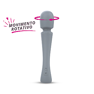Dancer - Vibrador Varinha Mágica Potente Com Rotação - Recarregável