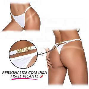 Calcinha Personalizável de Tule - Tamanho Único
