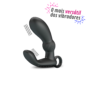 Cayla - Vibrador de Próstata com 12 Modos de Vibração - Recarregável - Preto