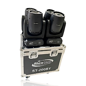 4 MOVING HEAD BEAM 200W COM CASE / ST-200BY