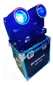 2 Moving Beam 14r 295w Com Borda De Led Bry -993 No Case