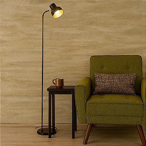 Luminária de Piso Elizabeth Com Cúpula Articulada