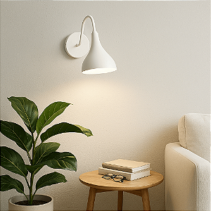 Arandela de Parede Joana Com Cúpula Fixa