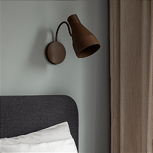 Arandela de Parede Eliza Com Cúpula Fixa