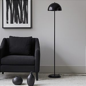 Luminária de Piso Komaco Com Cúpula Fixa