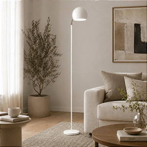 Luminária de Piso Gardner Com Cúpula Articulada