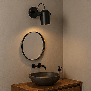 Arandela de Parede Becker Com Cúpula Articulada