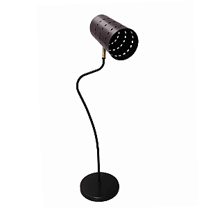 Luminária de Mesa Aitara Com Haste Curvada e Cúpula Articulada